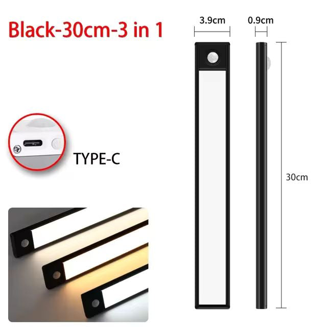 Led Inteligente 3 em 1 com Sensor de Movimento